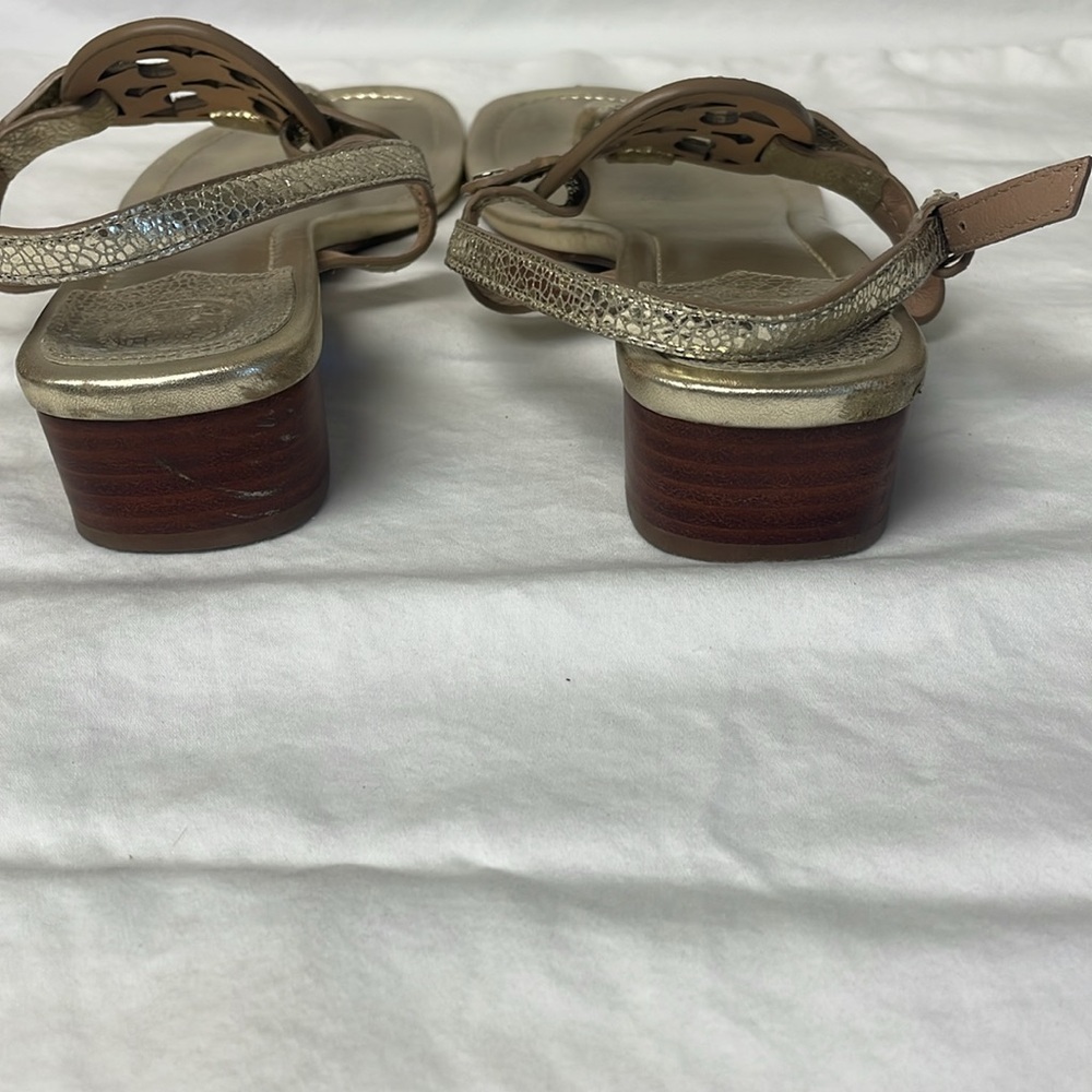 Tory Burch Gold Women's Sandals - Picture 7 of 10